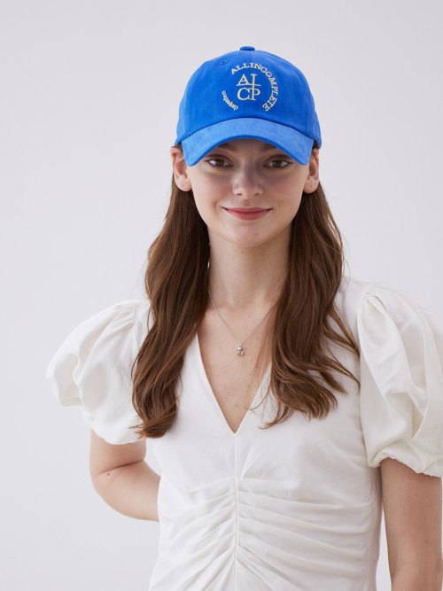 Round Logo Ball Cap (Blue)