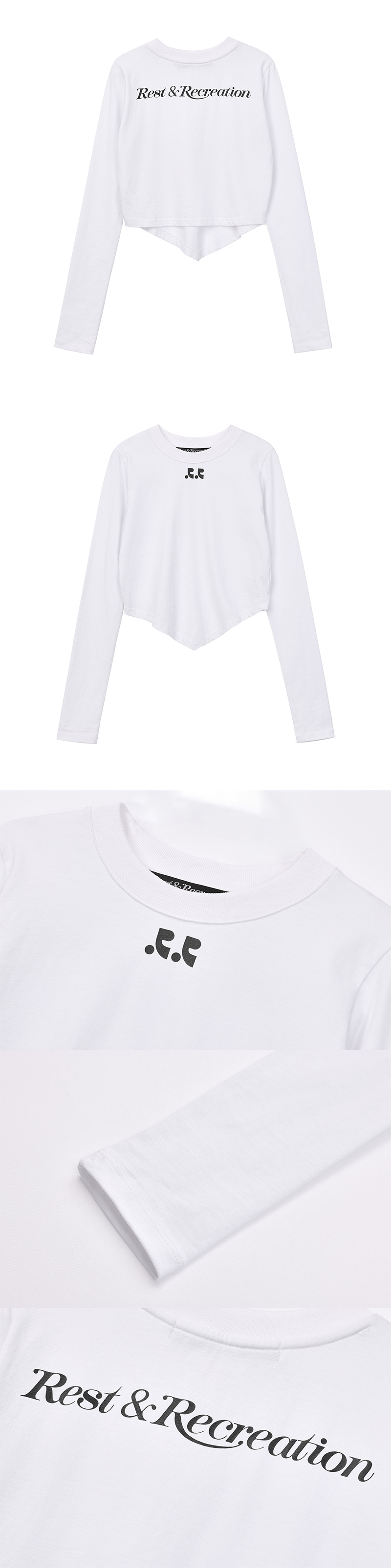 MUSINSA公式 | REST&RECREATION RR ARROW POINT LONG SLEEVE T