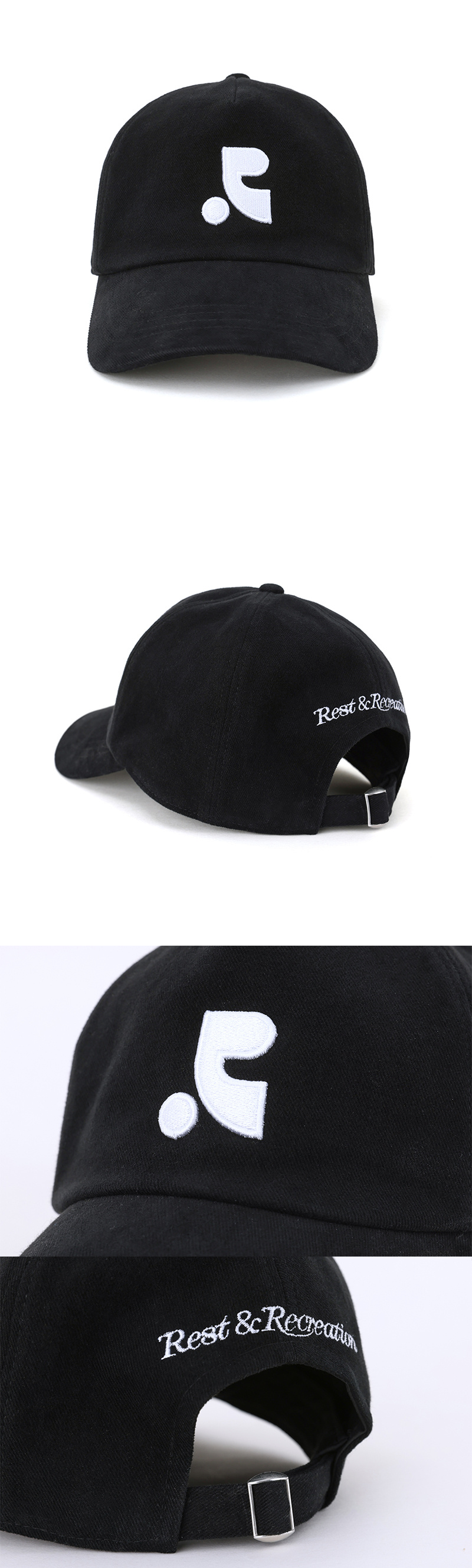 ■Rest & Recreation■ RS LOGO CAP BLACK RR251AC006BKF Rest & Recreation RS Logo Cap - Black | International Store