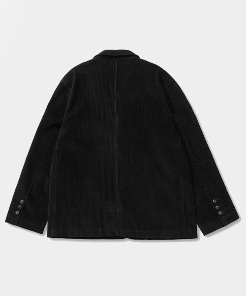 CORDUROY FATIGUE JACKET_BLACK