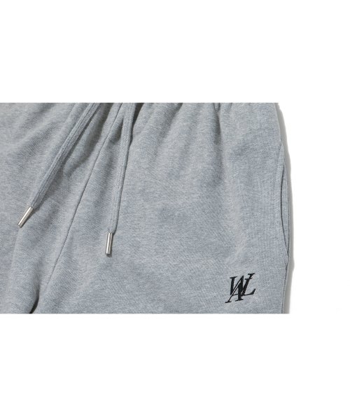 (기모)Signature relax wide pants - GREY
