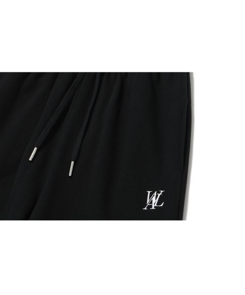 (기모)Signature relax wide pants - BLACK