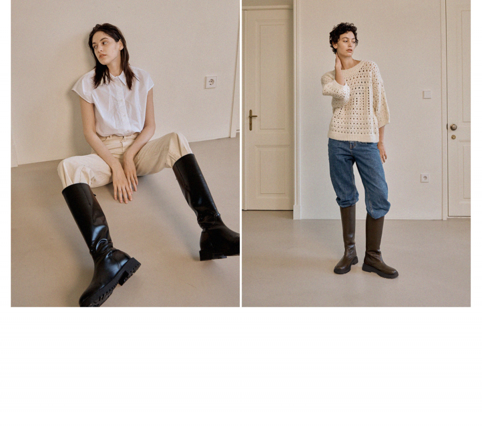 ◆KOMOREBI MUSEUM◆ Handmade Millisole Long Boots Brown Brow MUSINSA | KOMOREBI MUSEUM Handmade Millisole Long Boots ｜ Brown