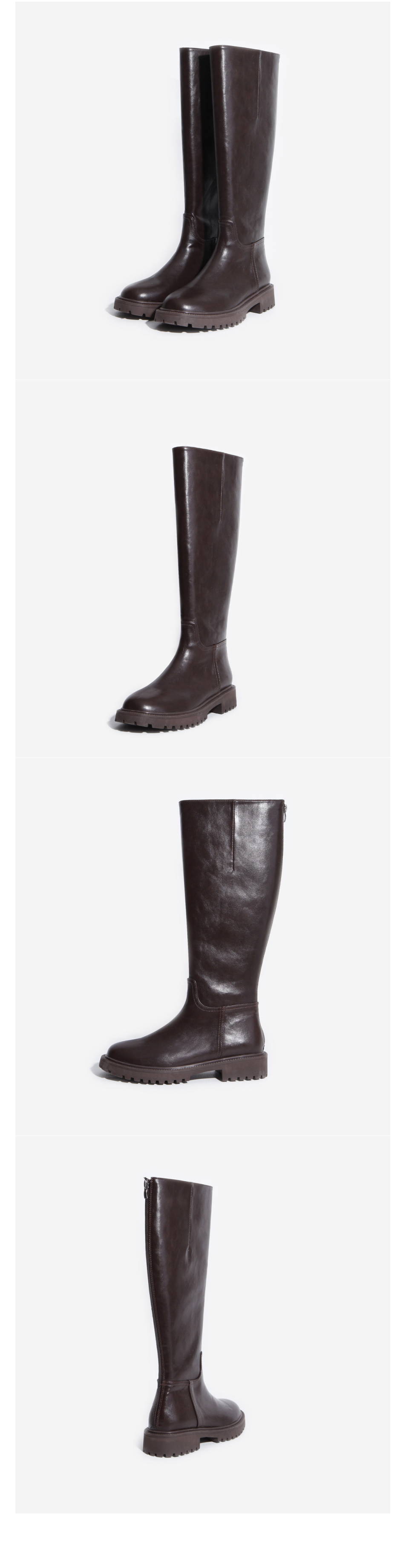 ◆KOMOREBI MUSEUM◆ Handmade Millisole Long Boots Brown Brow MUSINSA | KOMOREBI MUSEUM Handmade Millisole Long Boots ｜ Brown