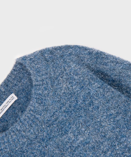 Soft Wool Oversized Pullover Round Knitwear 6 Colors