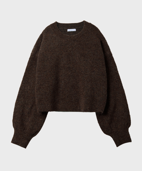 Soft Wool Oversized Pullover Round Knitwear 6 Colors