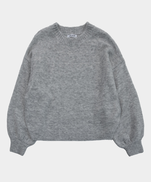 Soft Wool Oversized Pullover Round Knitwear 6 Colors