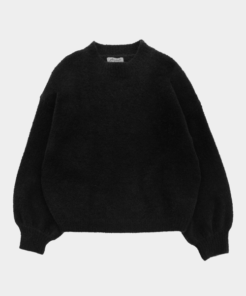 Soft Wool Oversized Pullover Round Knitwear 6 Colors