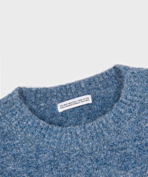 Soft Wool Oversized Pullover Round Knitwear 6 Colors