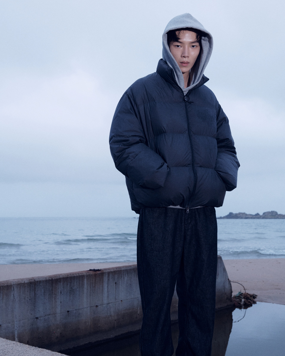 MUSINSA | NODE ARCHIVE Short Down Puffer Jacket (Charcoal)