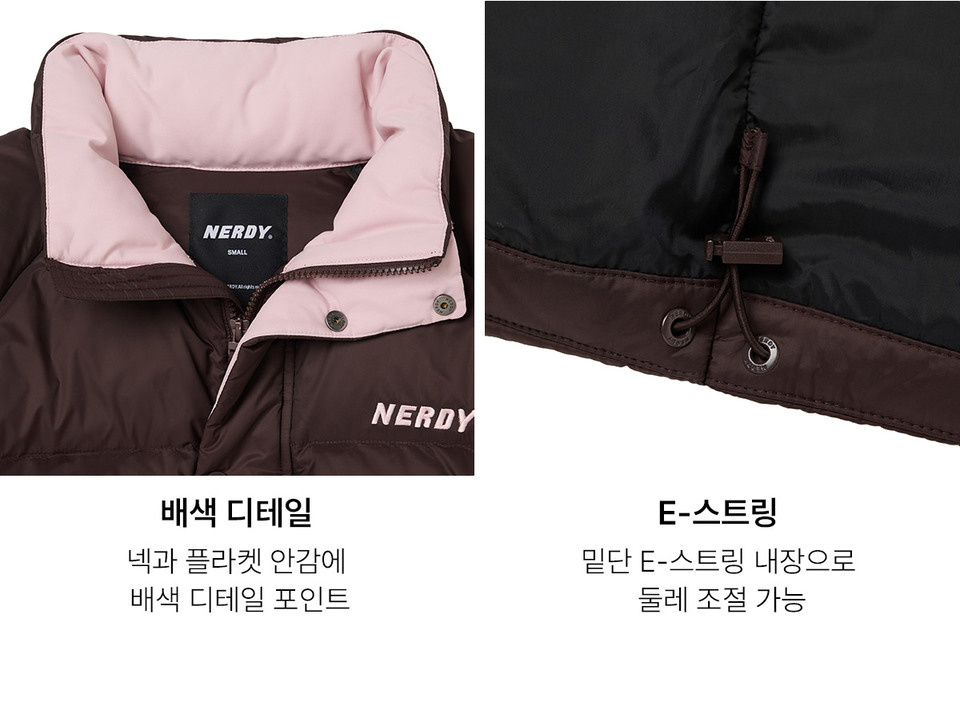 ★NERDY★ Jupiter crop down jacket light purple MUSINSA | NERDY Jupiter Cropped Down Jacket Light Purple