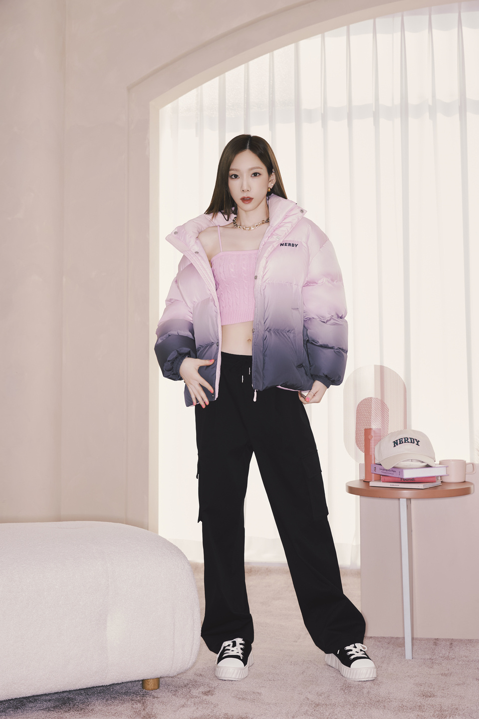 MUSINSA公式 | NERDY mercury down jacket black