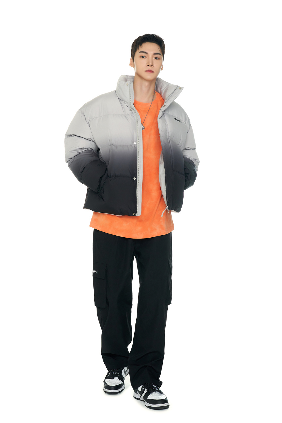 MUSINSA公式 | NERDY mercury down jacket black
