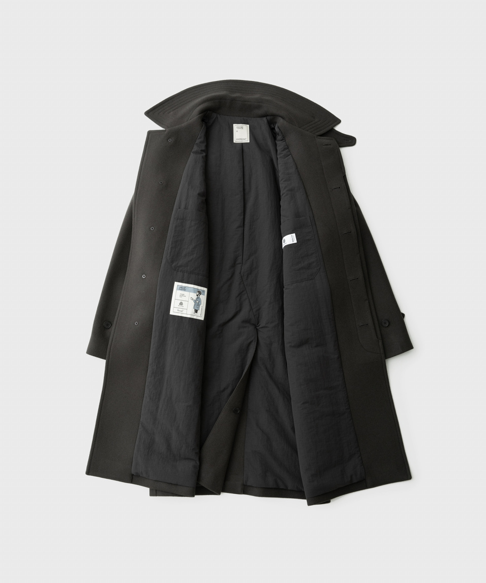 ANOTHER OFFICE Voyager Balmacaan Coat 3紺 ANOTHER OFFICE - 【残り一点】Voyager Balmacaan Coat