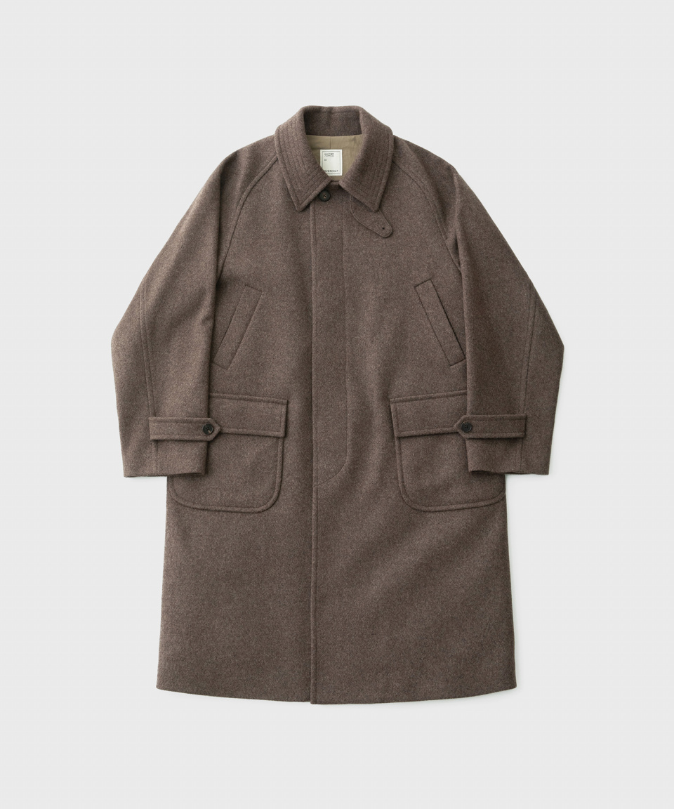 ANOTHER OFFICE Voyager Balmacaan Coat 3紺 ANOTHER OFFICE Voyager Balmacaan Coat 3紺