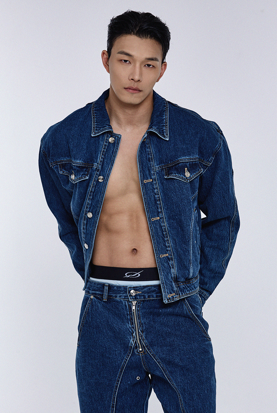 51퍼센트(51PERCENT) TUNNEL LINING TROUSER (DENIM) - DEEP BLUE - 189,000 | 무신사 스토어