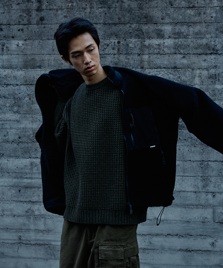 Hiker Fleece Jacket Ivory 상세 이미지 14
