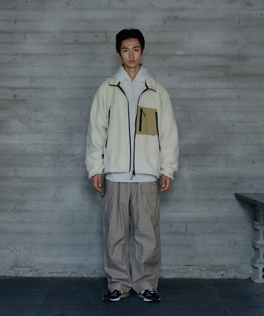 Hiker Fleece Jacket Ivory 상세 이미지 19