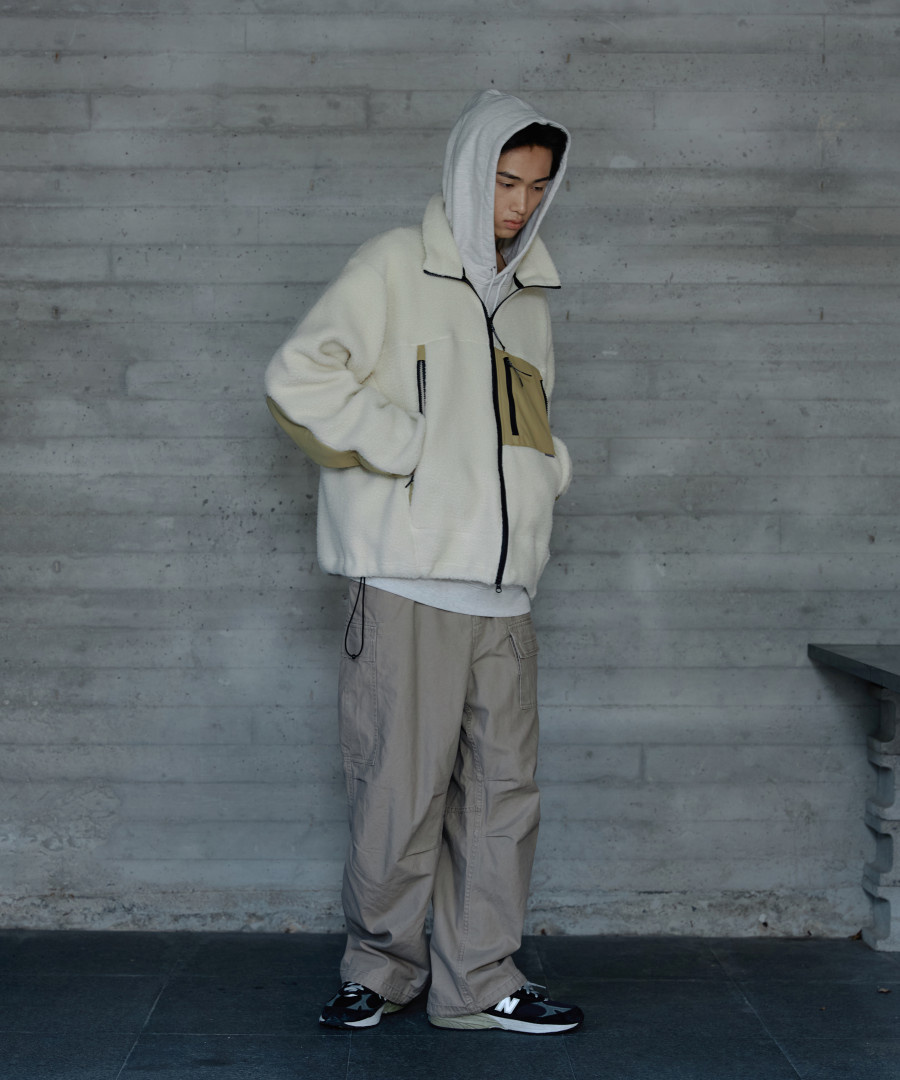 Hiker Fleece Jacket Ivory 상세 이미지 21