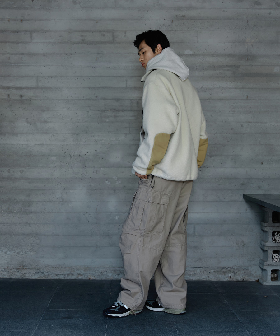 Hiker Fleece Jacket Ivory 상세 이미지 22