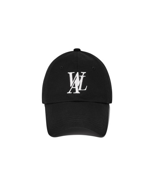 Deep signature logo ball cap - BLACK
