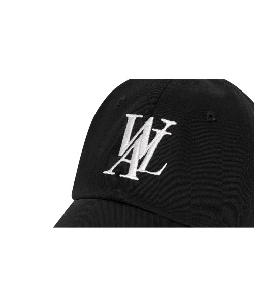 Deep signature logo ball cap - BLACK