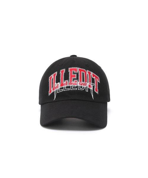 ARCH LOGO BALLCAP BLACKRED