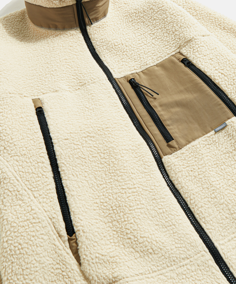Hiker Fleece Jacket Ivory 상세 이미지 30