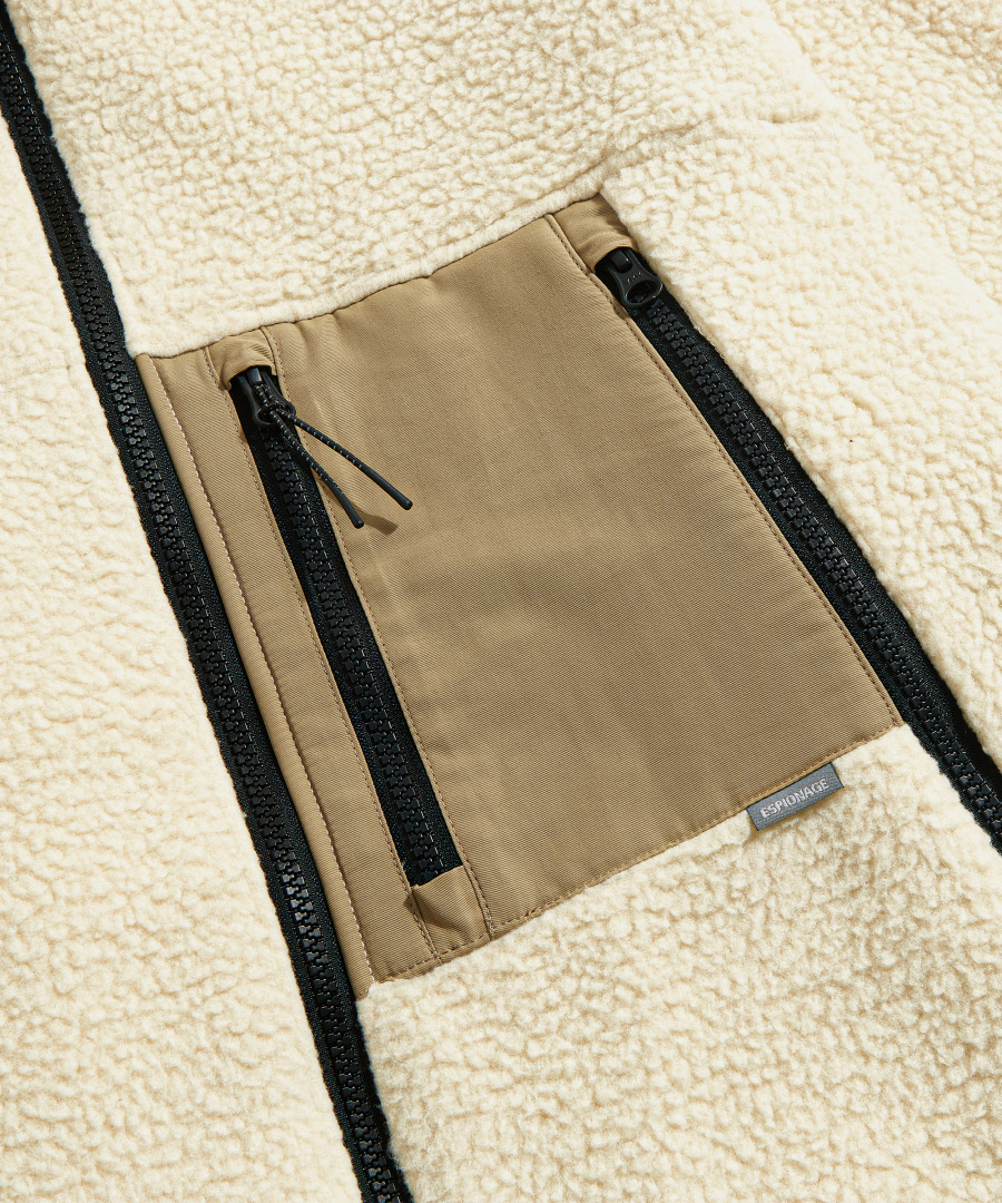 Hiker Fleece Jacket Ivory 상세 이미지 31
