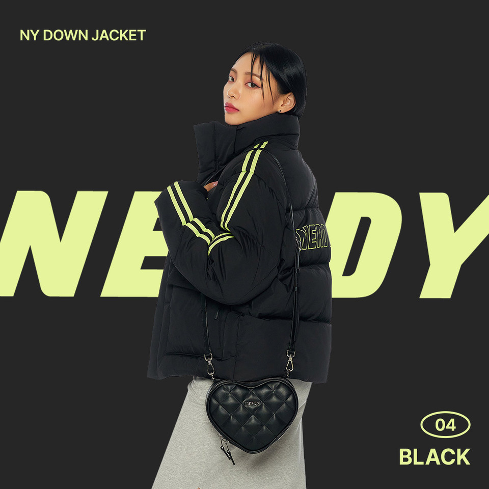 [ NERDY ]★NY DOWN JACKET MUSINSA | NERDY NY Down Jacket Blue