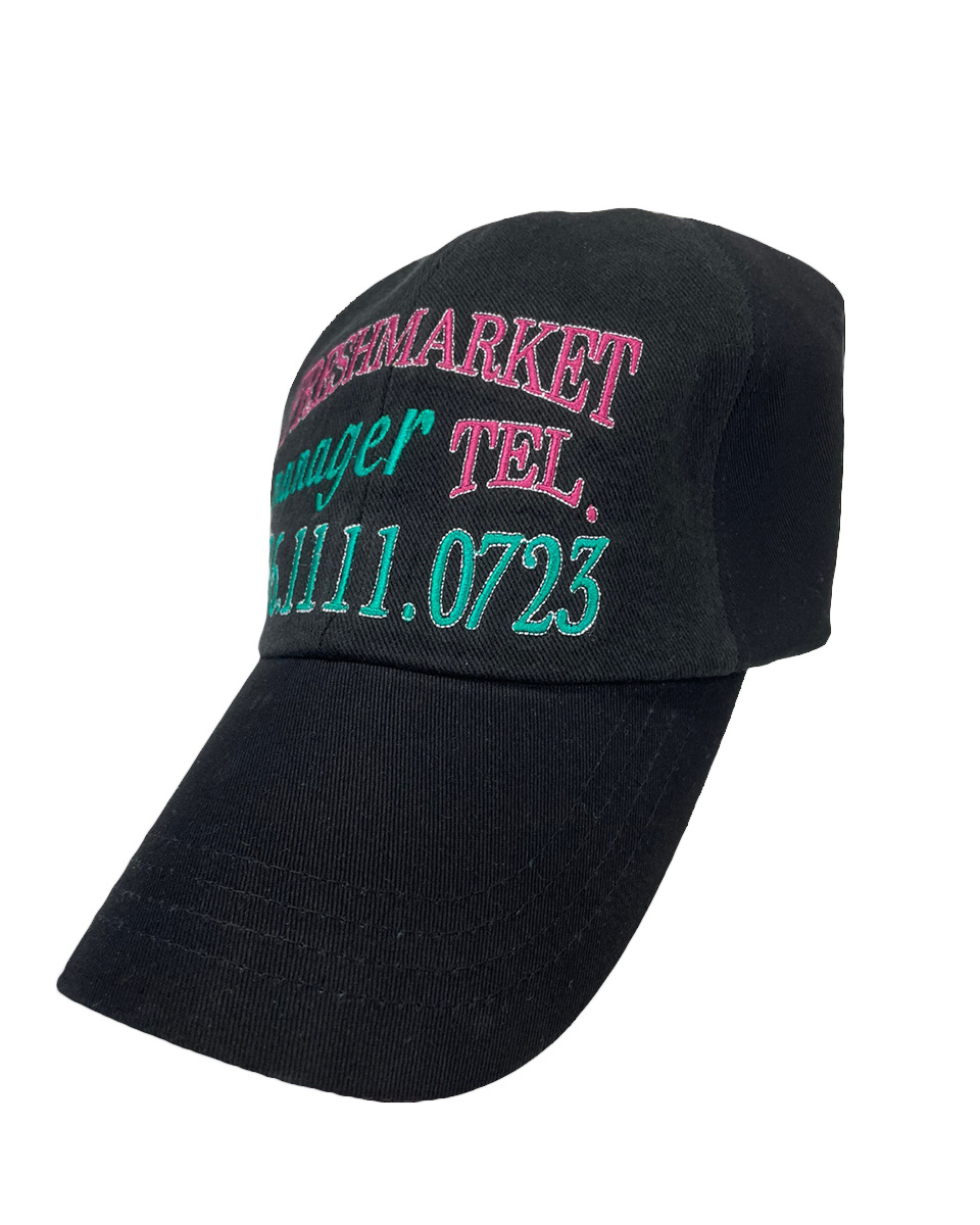 더콜디스트모먼트(THE COLDEST MOMENT) TCM fresh cap (black)