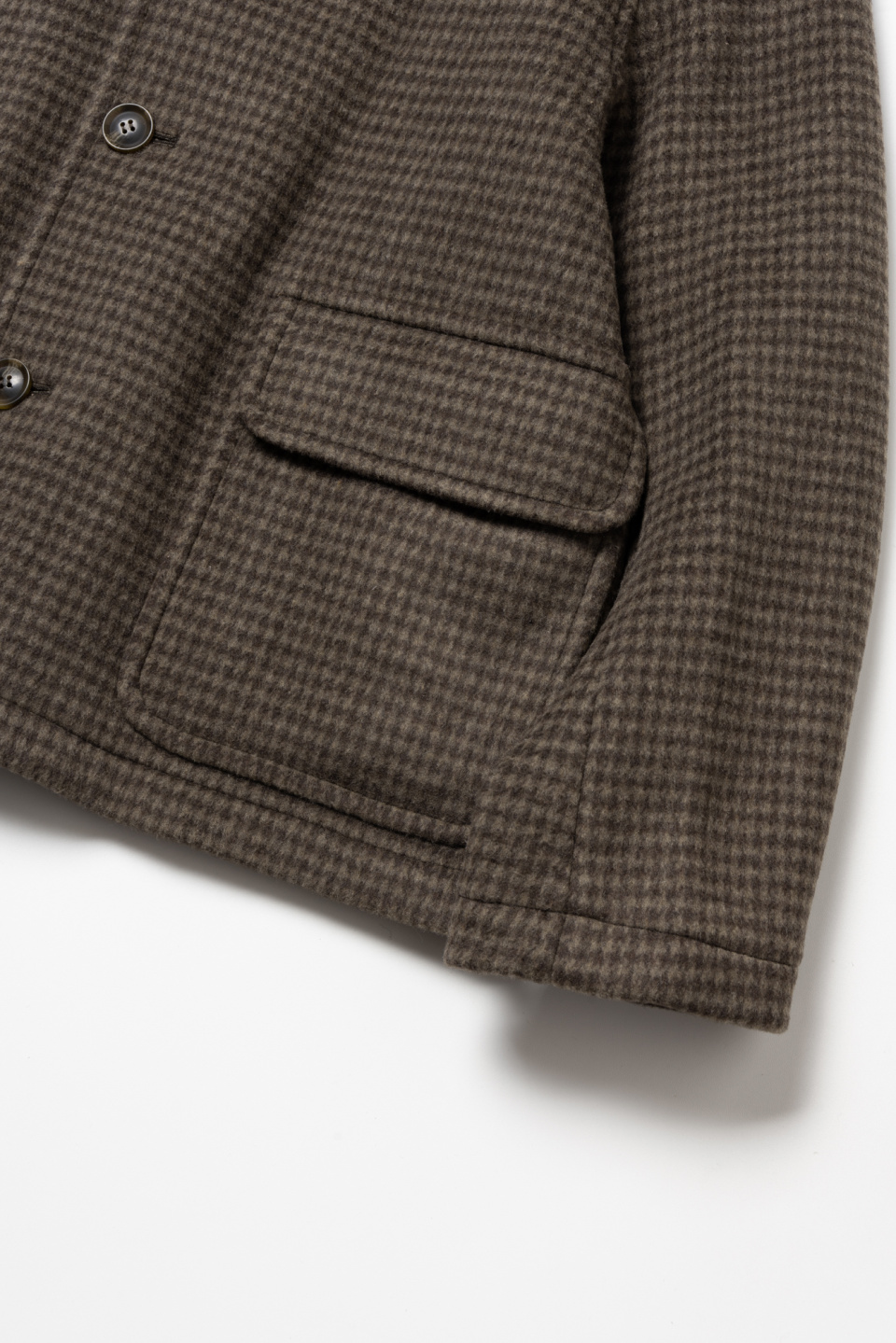 런던트레디션(LONDONTRADITION) Jackson Mens Short Jacket - Mushroom