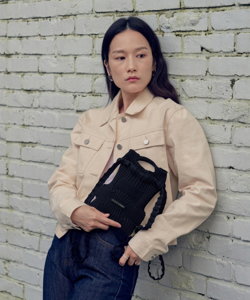 미니보우백팩 블랙