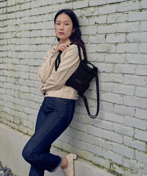 미니보우백팩 블랙