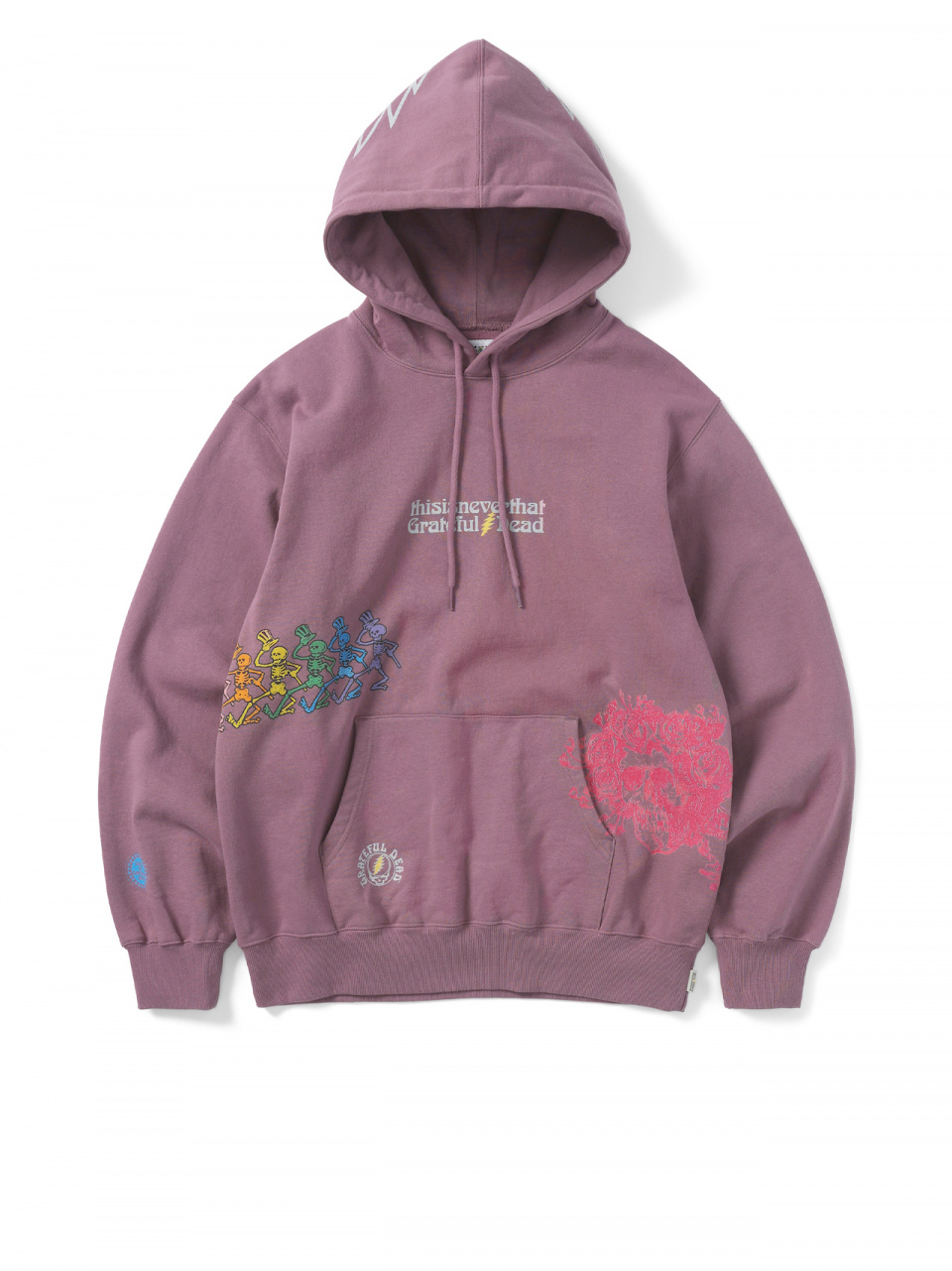 トップス thisisneverthat GD Iconography Hoodie Thisisneverthat Grateful Dead Iconography Knit Zip Hoodie