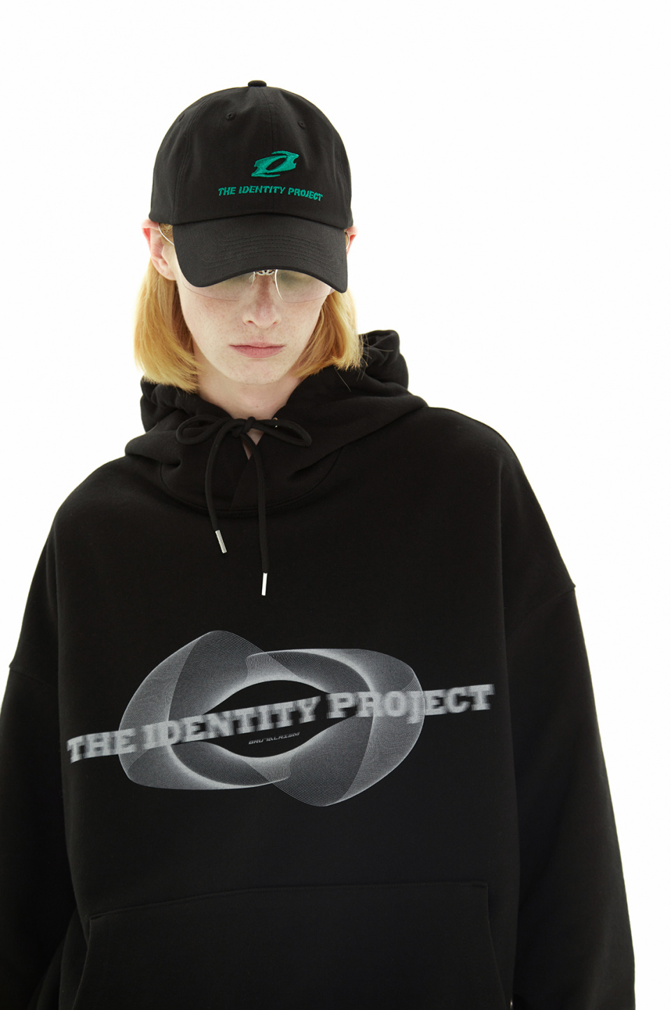 【THE IDENTITY PROJECT】Identity ball cap MUSINSA | THE IDENTITY PROJECT Identity ball cap [black-white]