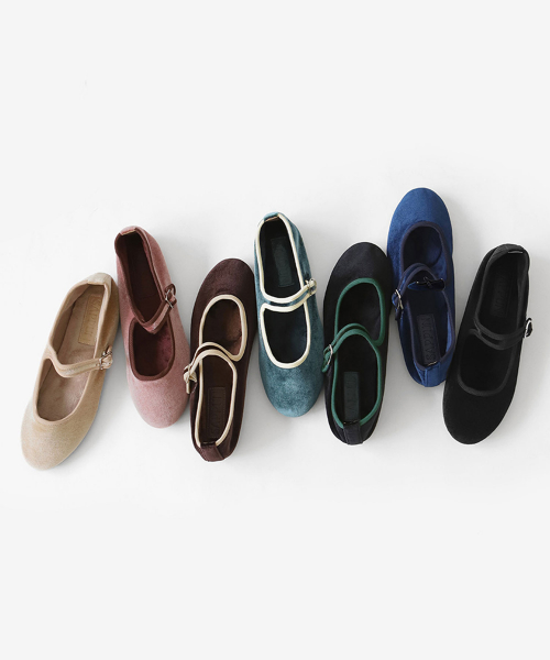 Amila Fleece inside Maryjane Flats (1cm)