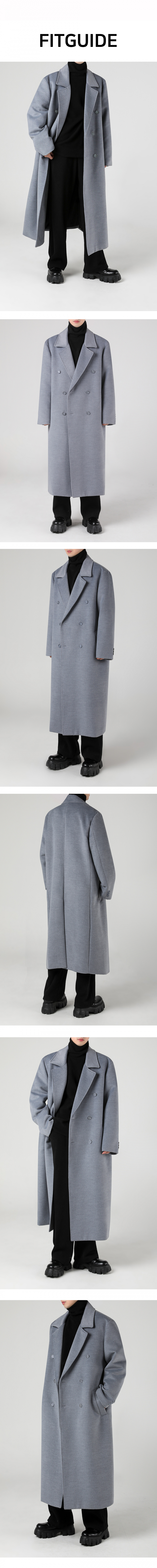 アウターその他 AVANDRESS 125CM Super Long Overfit Double Coat Gray MUSINSA | AVANDRESS 125CM Super Long Overfit Double Coat Gray