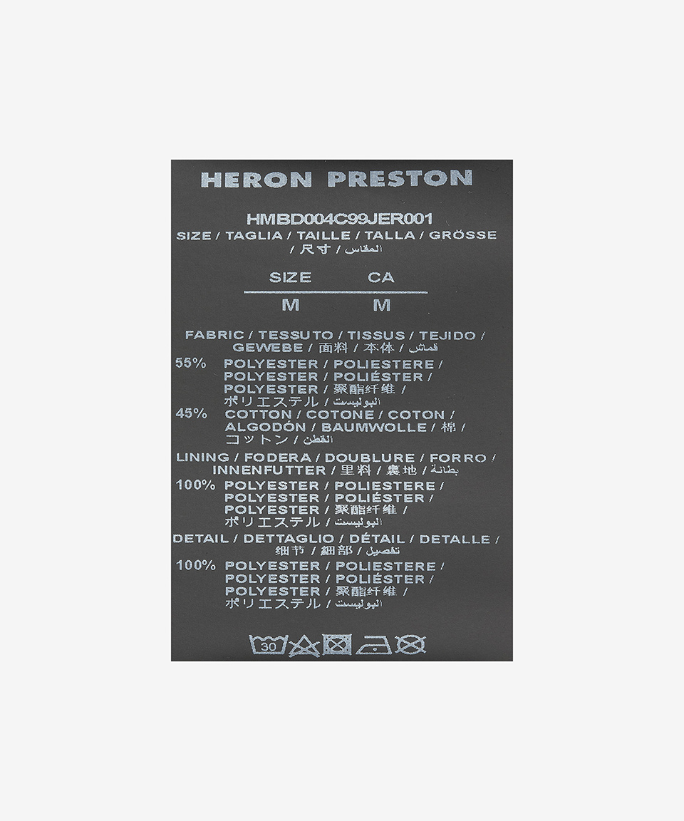 헤론 프레스톤(Heron Preston) 남성 트랙탑 로고 재킷 - 블랙 / Hmbd004C99Jer0011000 - 319,000 |  무신사 스토어