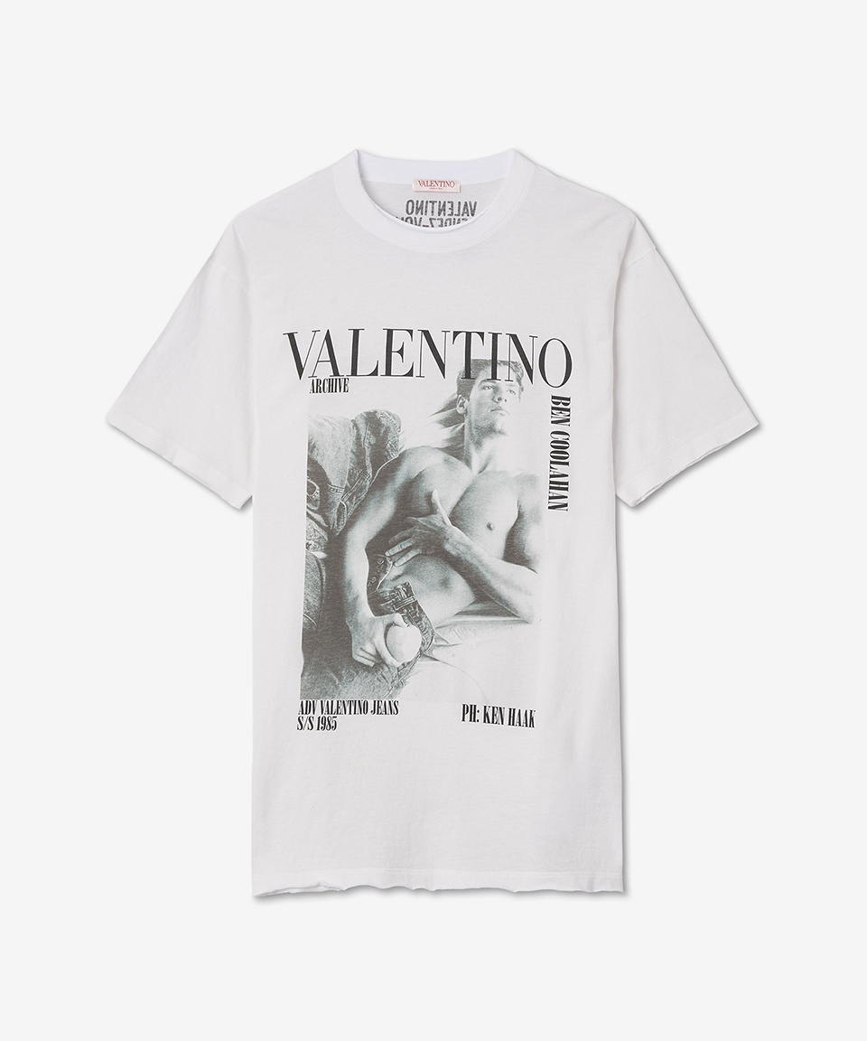 MUSINSA公式 | VALENTINO Archive Printed Short-Sleeved T