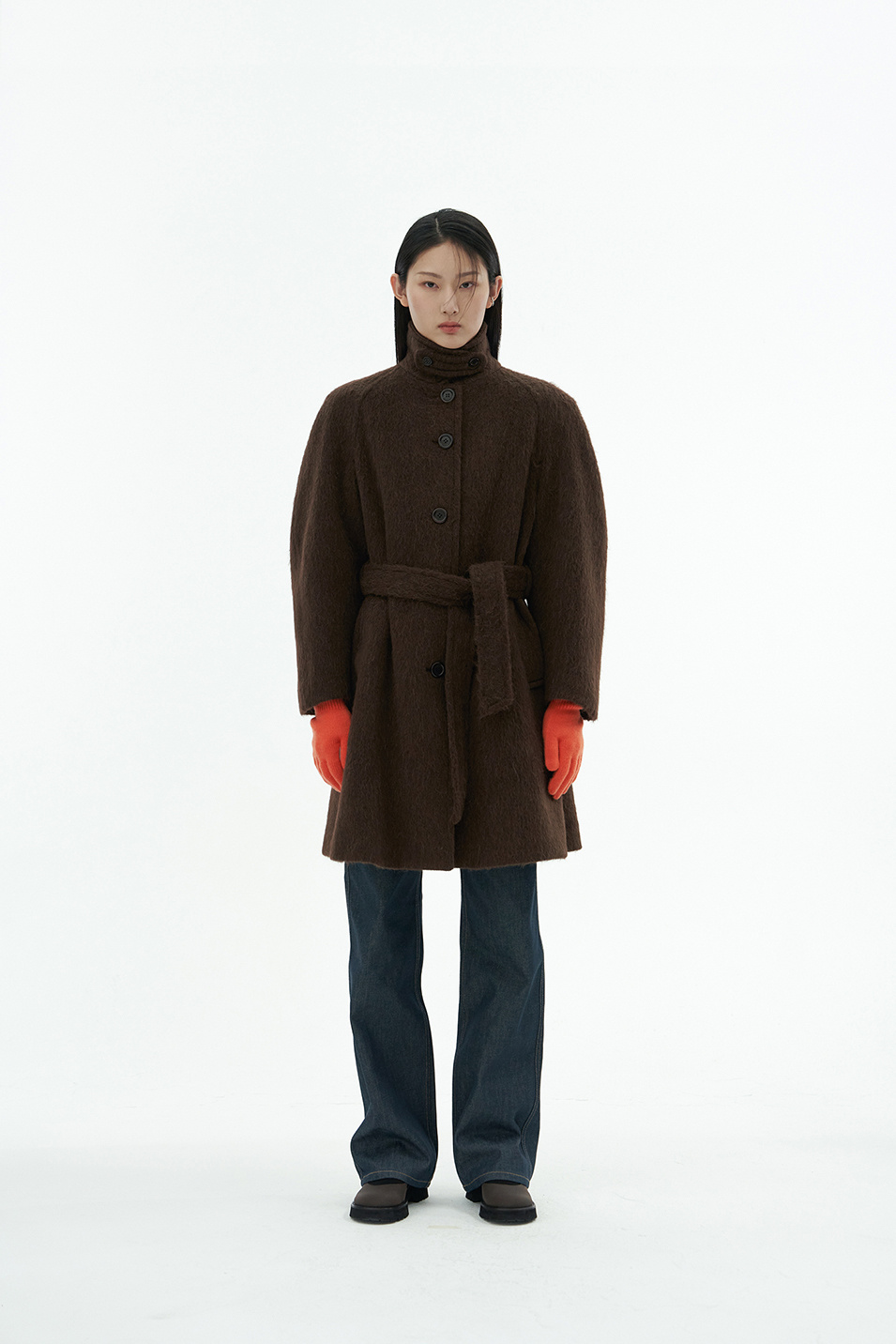 아모멘토(AMOMENTO) ALPACA RAGLAN COAT (2COLORS) - 사이즈