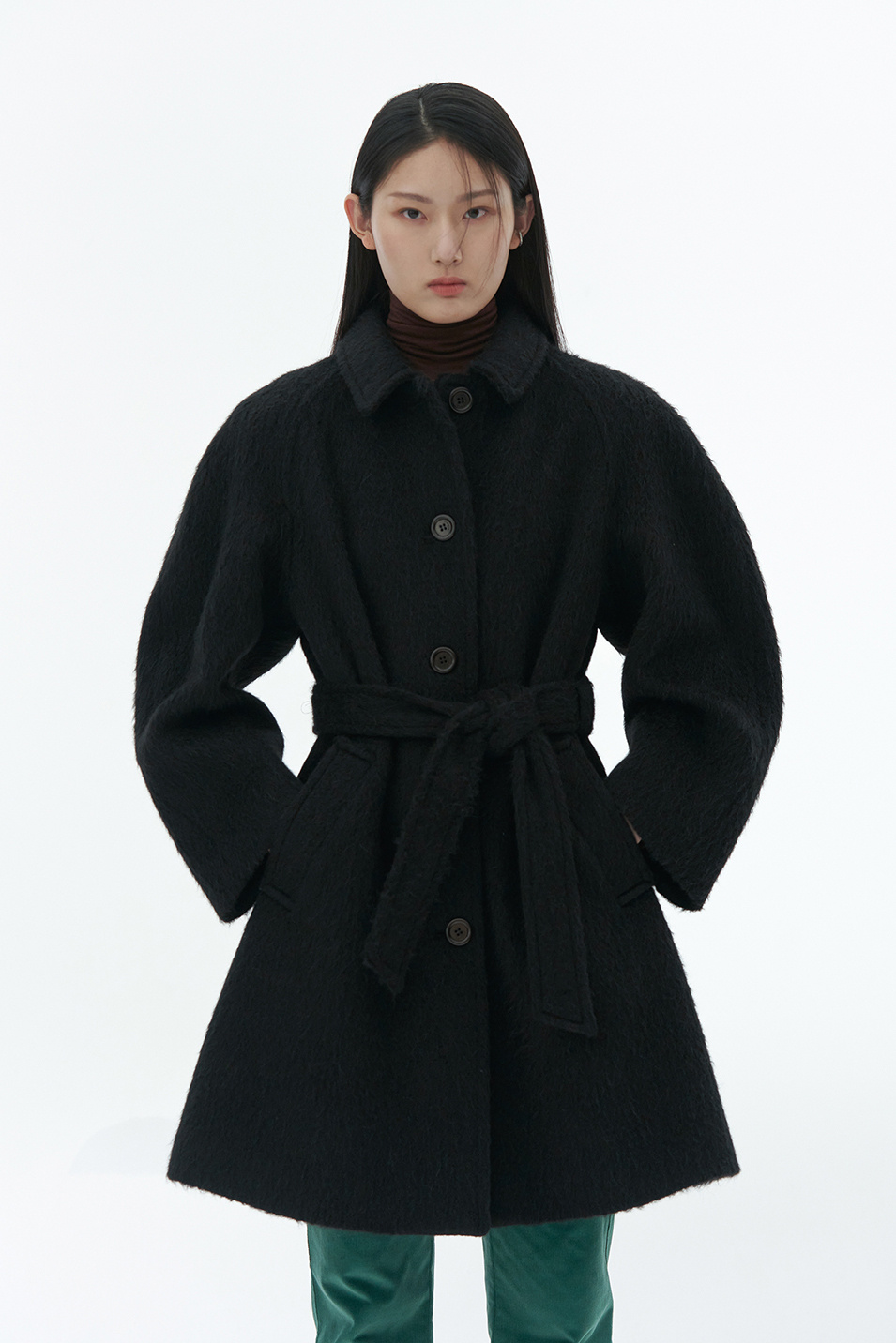 아모멘토(AMOMENTO) ALPACA RAGLAN COAT (2COLORS) - 사이즈