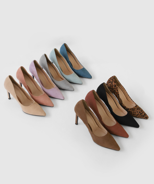 Cameli Suede Stiletto heels (5/7/9cm)