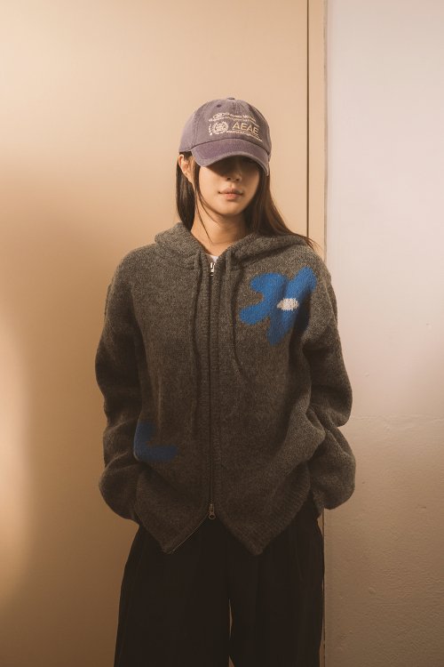 aeae x YEAh Daisy Hoodie [C.Grey]