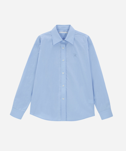 SAC 로고 베이직 셔츠 스카이블루 4W2237301