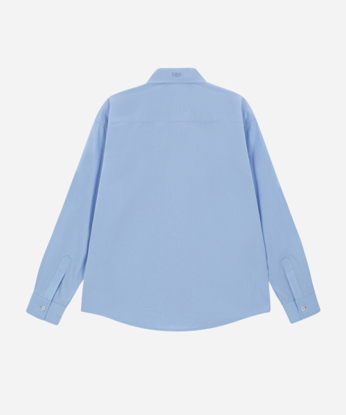 SAC 로고 베이직 셔츠 스카이블루 4W2237301