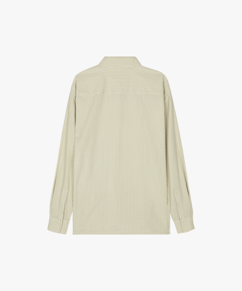 SAC 로고 스트라이프 셔츠 베이지 4W2237303