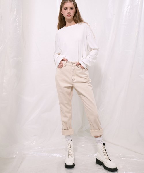 SAC 로고 네츄럴 베이직 데님 4W223X302