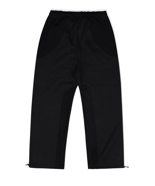 REVERSE BLOCK SWEAT PANTS BLACK