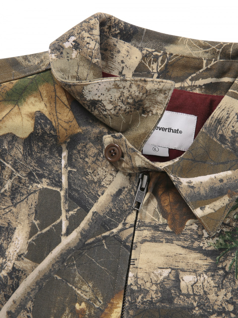 thisisneverthat リアルツリー ジャケット MUSINSA公式 | thisisneverthat REALTREE® Work Jacket Edge